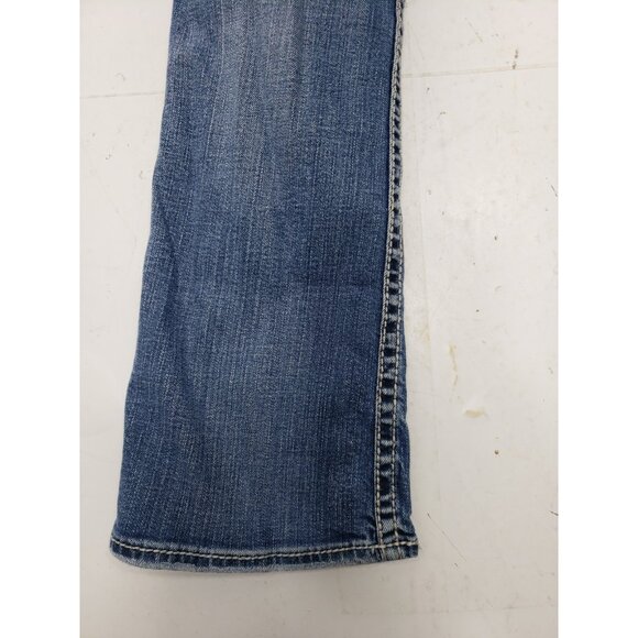 Silver Jeans Co. Aiko Flap Bootcut Jeans Womens W27xL31 Light Wash Distressed - Picture 14 of 16